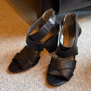 Worthington Black Strappy Heels